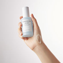 SKIN1004 Madagascar Centella Hyalu-Cica Blue Serum 30ml – held in hand to show the size | Korean Skincare Pakistan