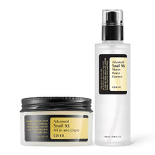 [Bundle Offer- CORSX Snail Mucin Skin Repair Glow Kit]  Advanced Snail 96 Mucin Power Essence - Facial Essence 100ml + Advanced Snail 92 All in one Cream