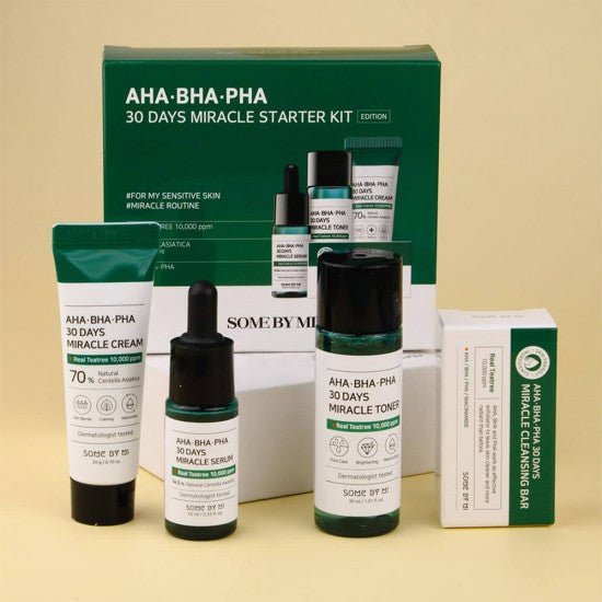 SOME BY MI AHA.BHA.PHA 30 Days Miracle Starter Kit –Acne Skincare Set